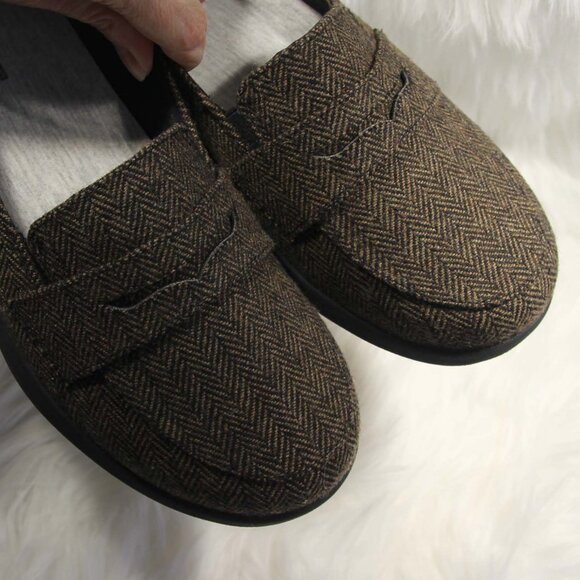 CLOUDSTEPPERS by Clarks Slip-On Loafers Sillian 2.0 Hope Brown Tweed Size 10 M - Picture 13 of 14